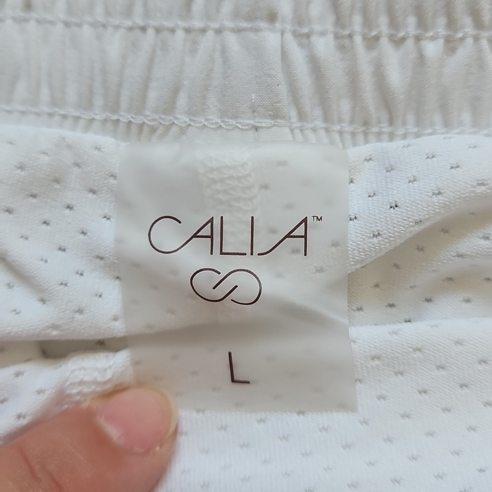 Calia White Tennis Skort, Size L - Picture 2 of 7